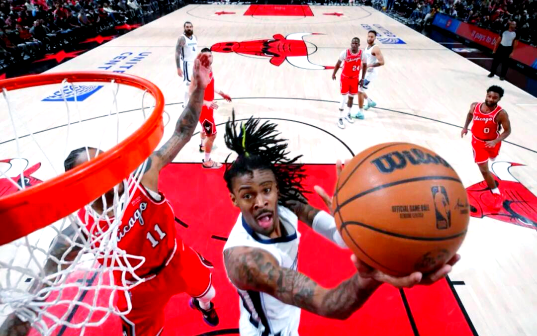 莫兰特惊艳全场，连续三场30+助攻爆棚，险胜逆转取胜！